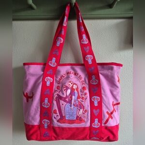 Disney Jack Skellington Sally Simply Meant to Be Tote Nightmare Before Christmas